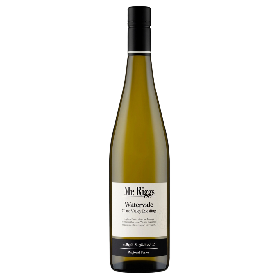 A bottle of Mr. Riggs Watervale Riesling 2026 750ml White Wine