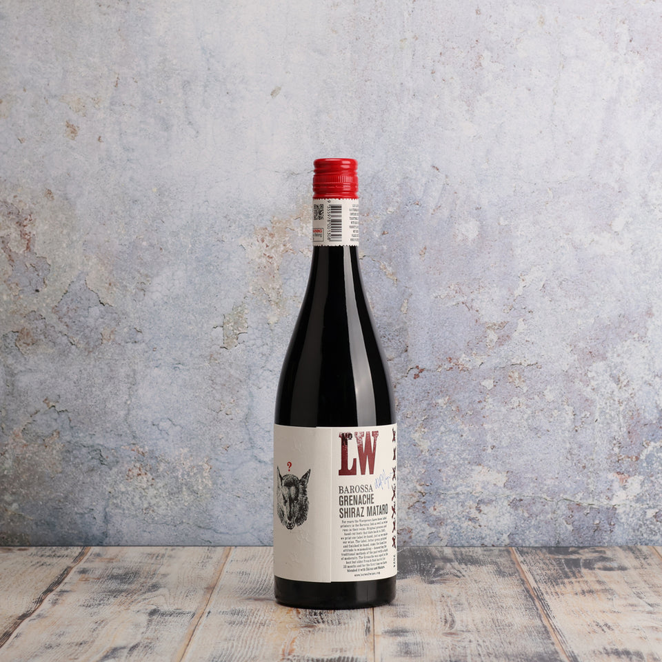 A bottle of Lost Wolf Barossa Valley GSM 2024 750ml Red Wine