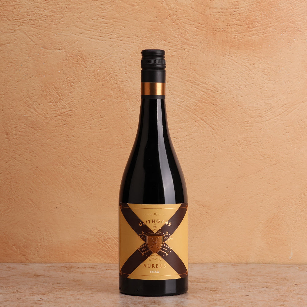 A bottle of Ulithorne Aureus McLaren Vale Shiraz 2021 750ml Red Wine