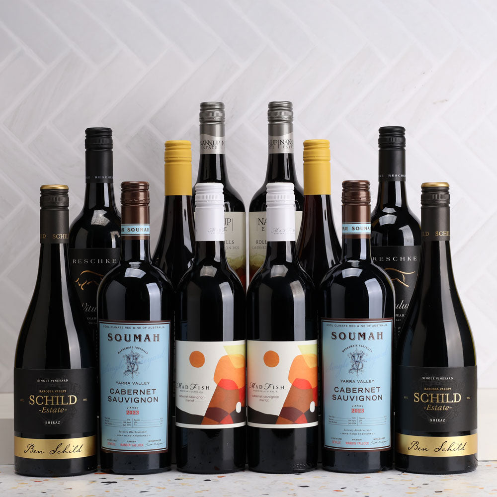 A collection of The Winter Warmers Dozen Valued at $444 from The Wine Collective