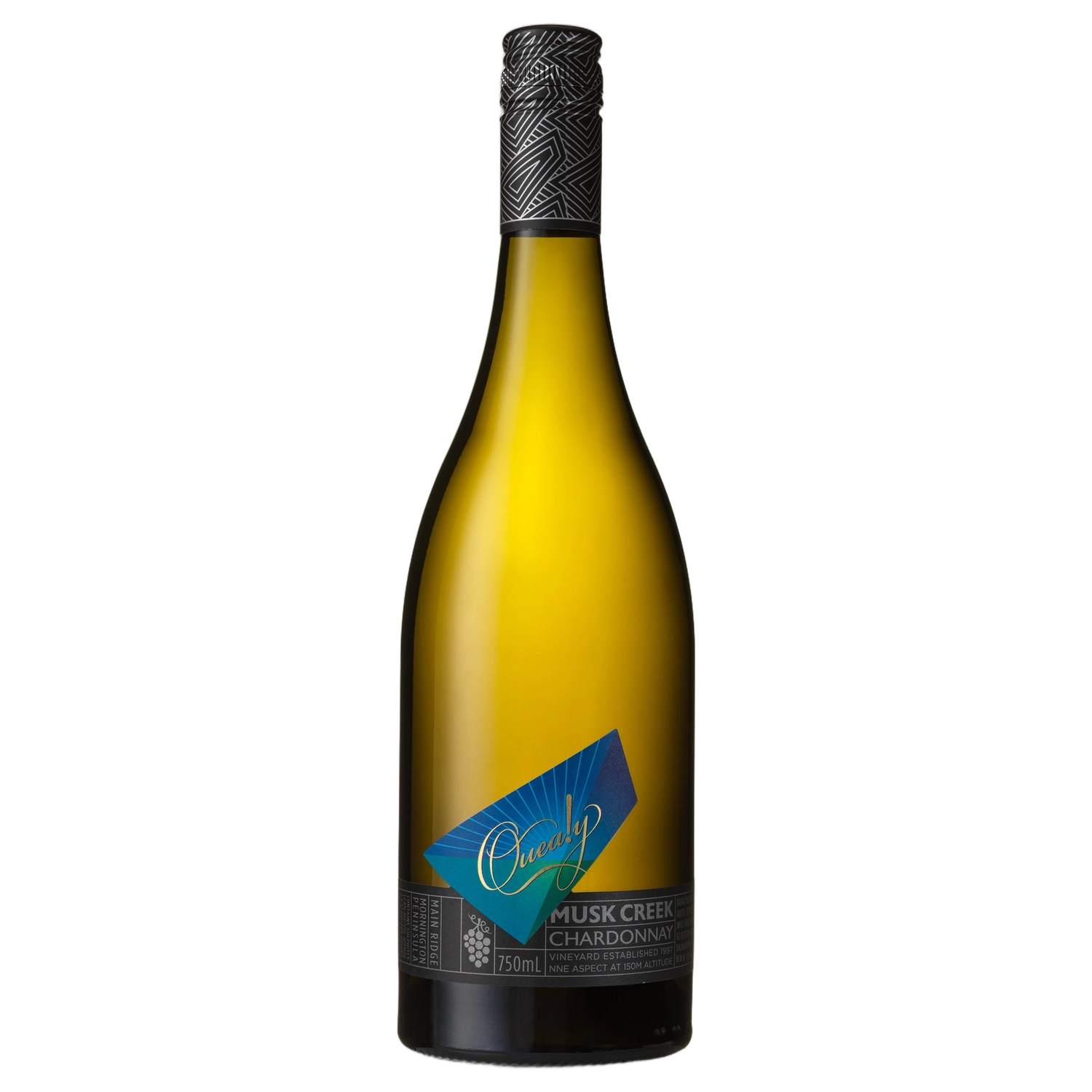 A bottle of Quealy Musk Creek Chardonnay 2025 750ml White Wine