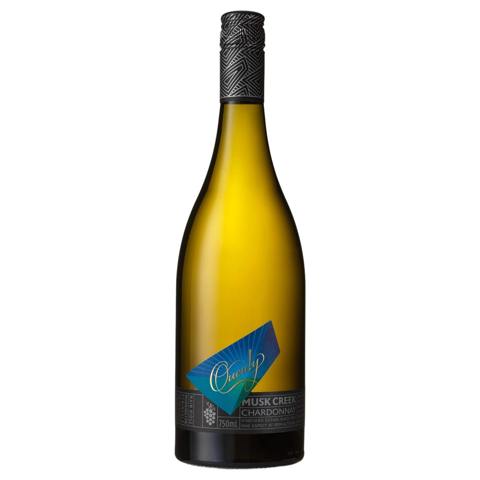 A bottle of Quealy Musk Creek Chardonnay 2025 750ml White Wine