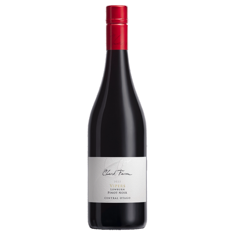 A bottle of Chard Farm Tiger Pinot Noir 2023 750ml Red Wine