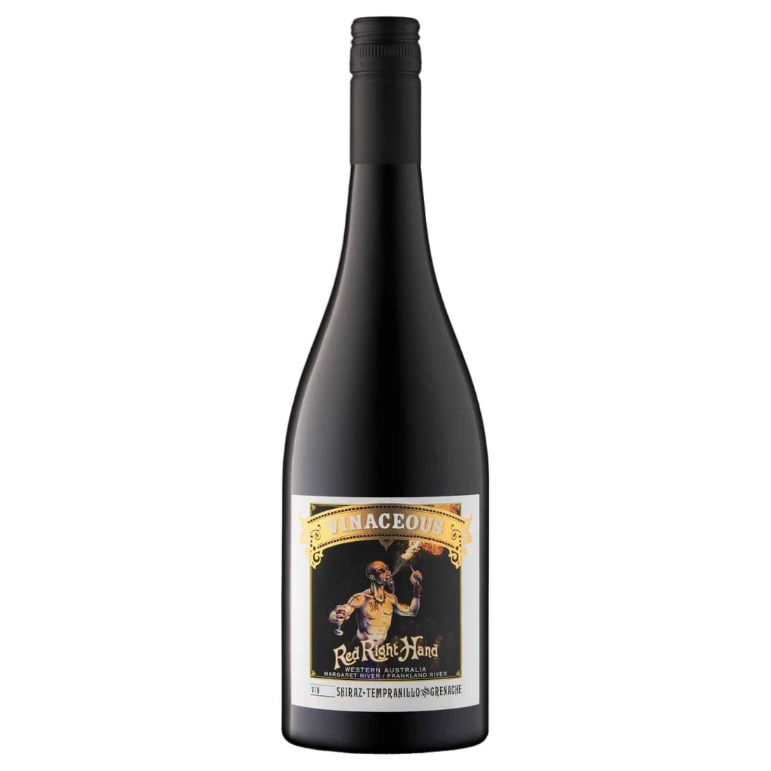 A bottle of Vinaceous Red Right Hand Shiraz Grenache Tempranillo 2023 750ml Red Wine