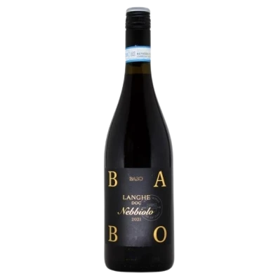 A bottle of Babo Langhe Nebbiolo 2022 750ml Red Wine