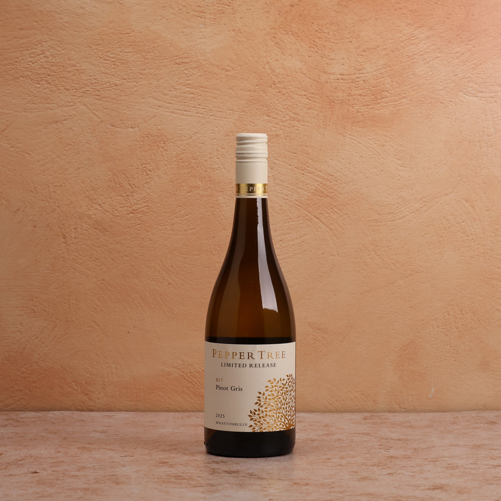 A bottle of Pepper Tree Limited Release B17 Pinot Gris 2025 750ml White Wine