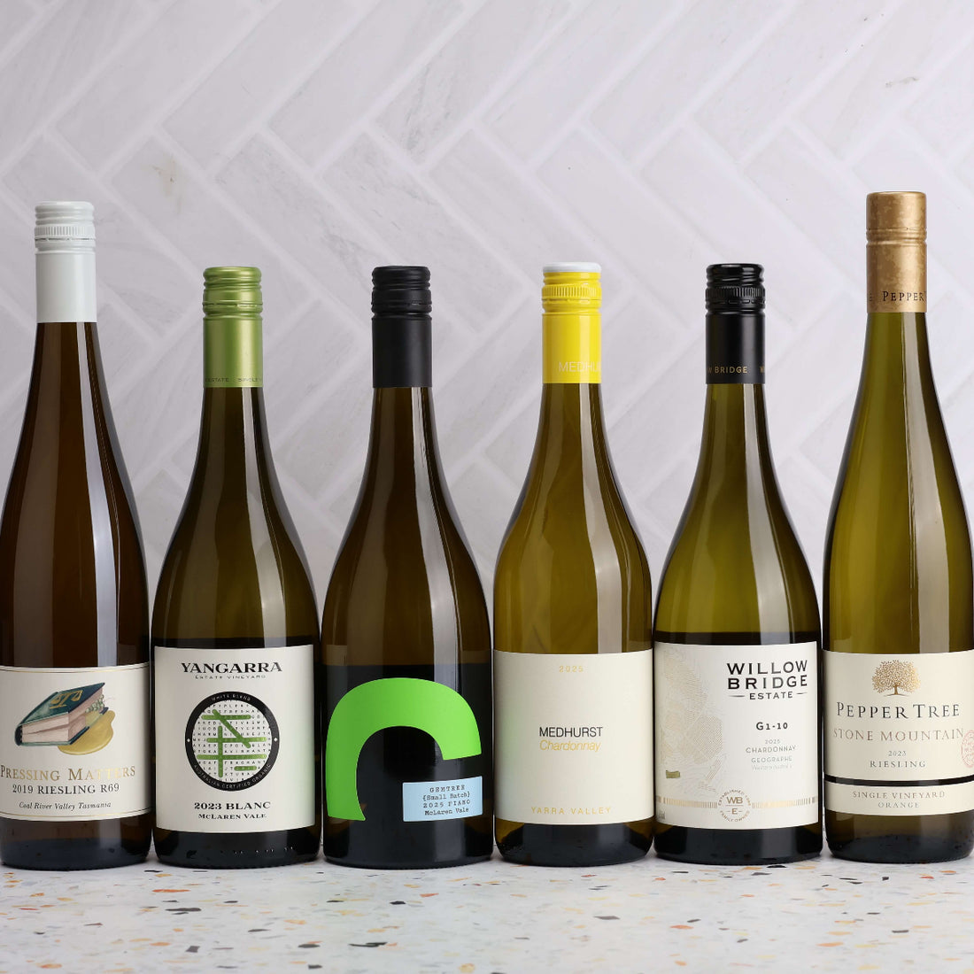 A collection of Halliday Heroes Whites 6 Pack from The Wine Collective