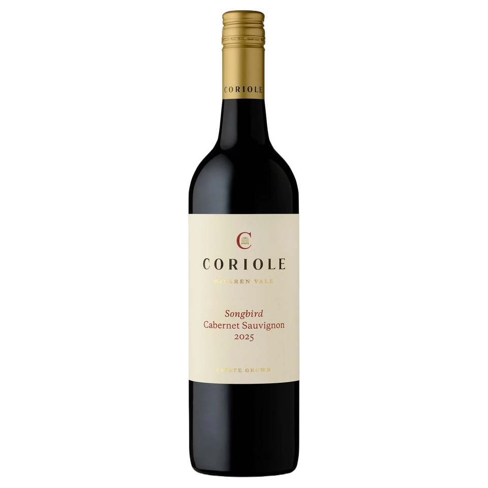 A bottle of Coriole Songbird Cabernet 2025 750ml Red Wine