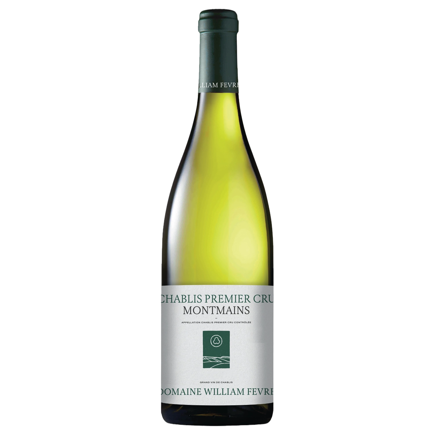 A bottle of Domaine William Fèvre Chablis Premier Cru Montmains Domaine 2023 375ml White Wine