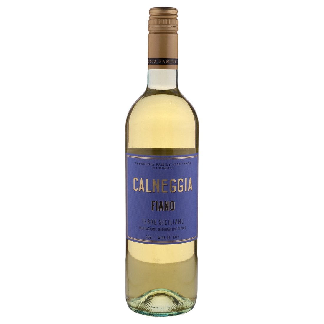A bottle of Calneggia Fiano 2021 750ml White Wine