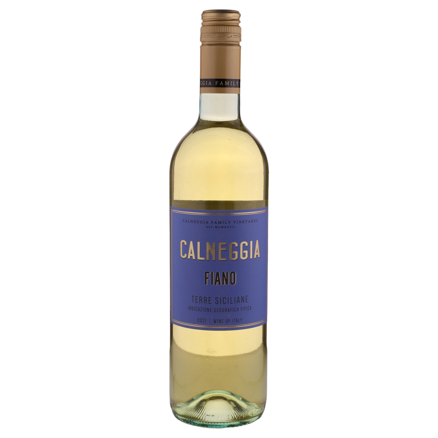 A bottle of Calneggia Fiano 2021 750ml White Wine