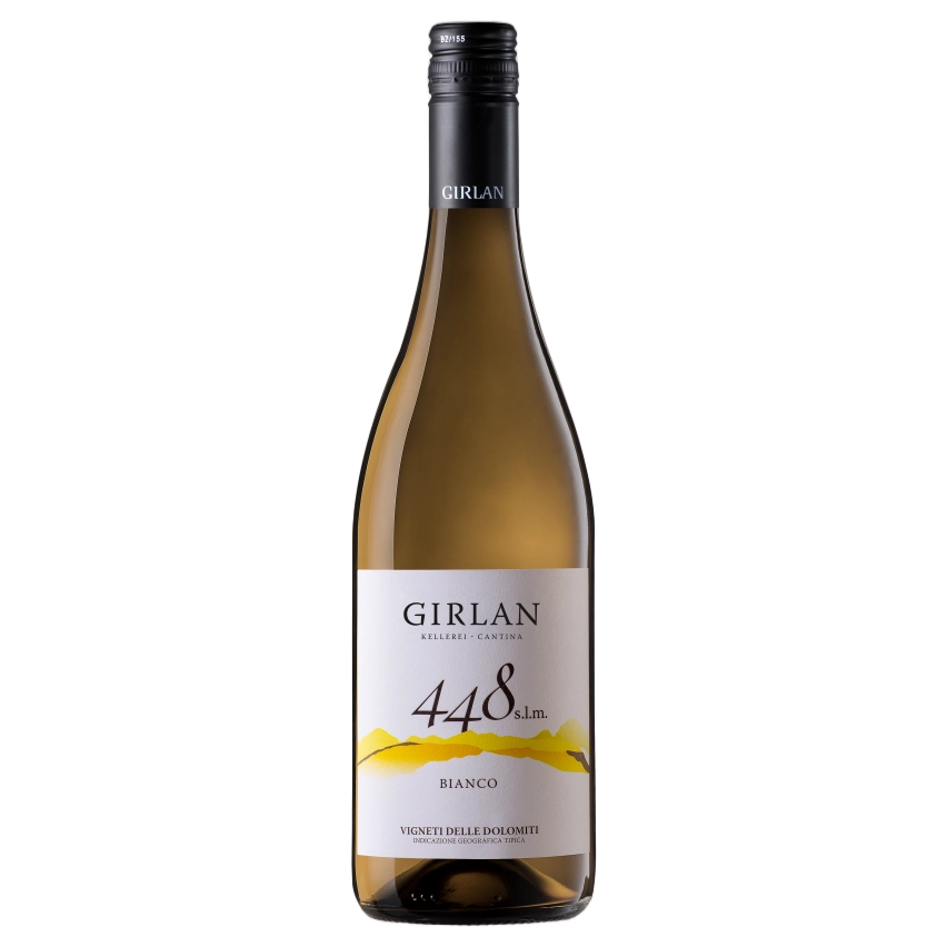 A bottle of Girlan IGT Vigneti delle Dolomiti 448 Bianco 2025 750ml White Wine
