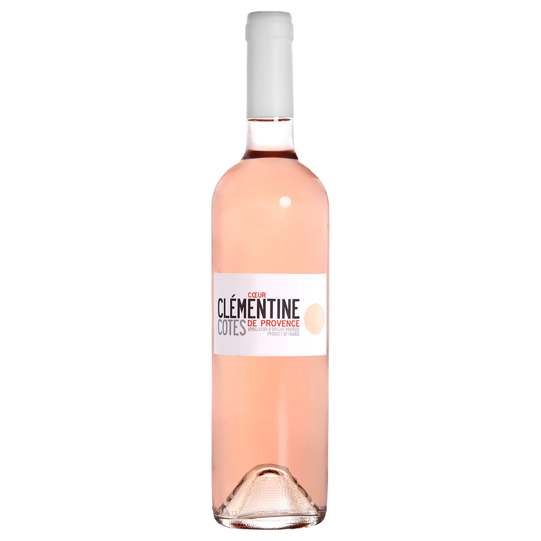 A bottle of Coeur Clémentine Côtes de Provence Rosé 2025 750ml Rose Wine