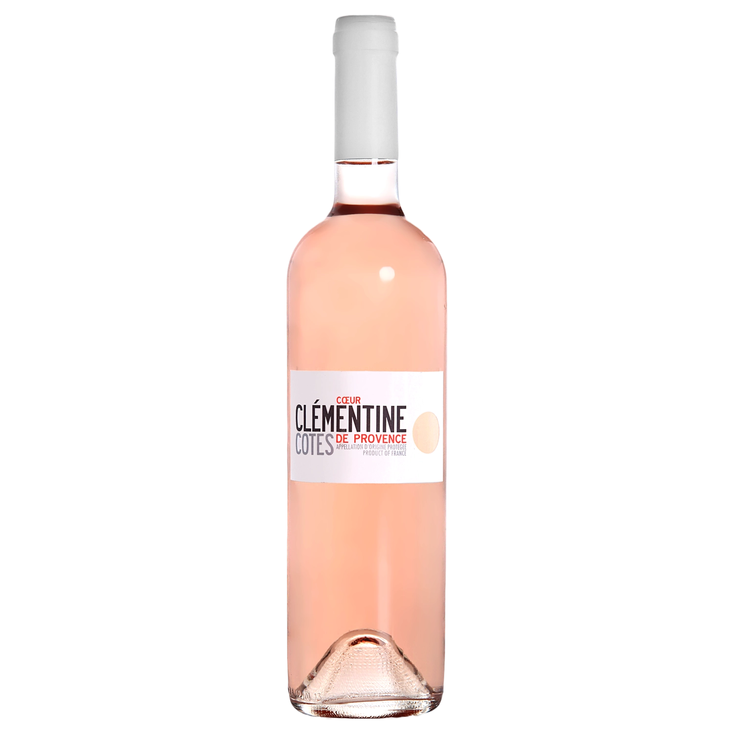 A bottle of Coeur Clémentine Côtes de Provence Rosé 2025 750ml Rose Wine
