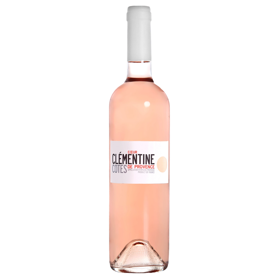A bottle of Coeur Clémentine Côtes de Provence Rosé 2025 750ml Rose Wine
