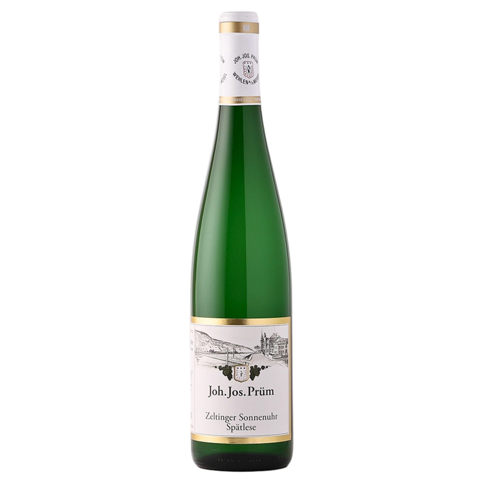 A bottle of Joh Jos Prüm Zeltinger Sonnenuhr Riesling Spätlese 2024 750ml White Wine