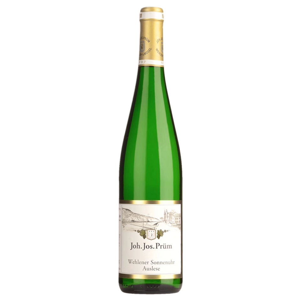 A bottle of Joh Jos Prüm Wehlener Sonnenuhr Riesling Auslese GOLDKAPSEL () 2024 375ml White Wine