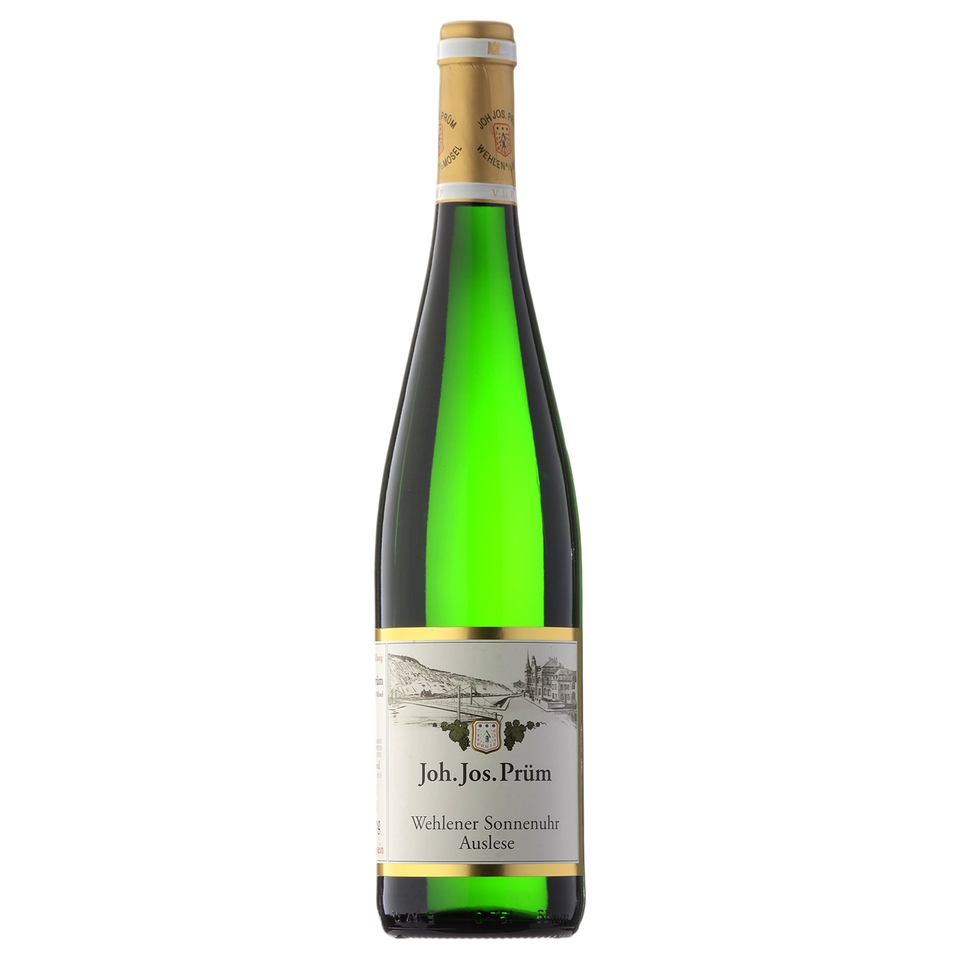 A bottle of Joh Jos Prüm Wehlener Sonnenuhr Riesling Auslese GOLDKAPSEL 2024 750ml White Wine