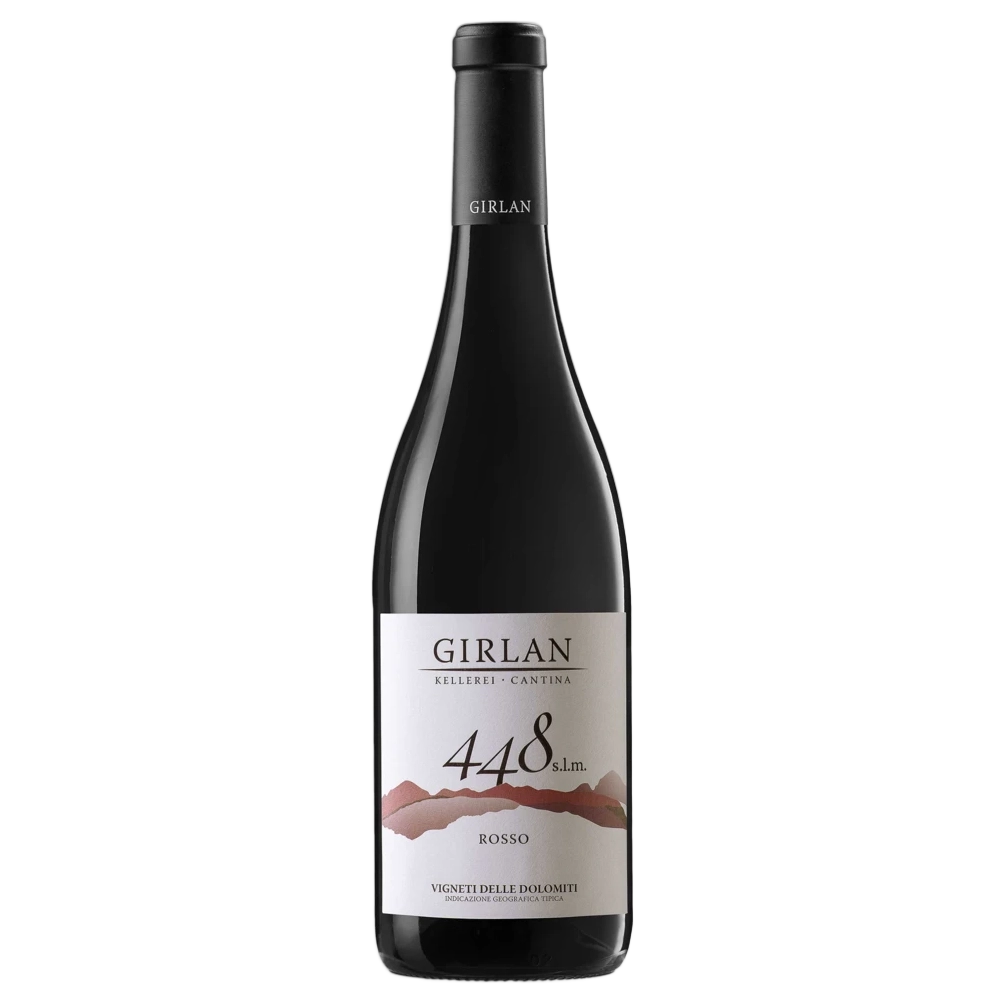 A bottle of Girlan IGT Vigneti delle Dolomiti 448 Rosso 2025 750ml Red Wine