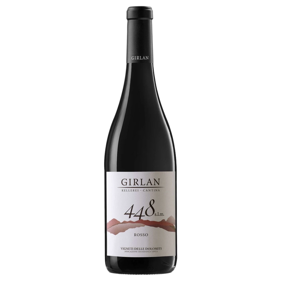 A bottle of Girlan IGT Vigneti delle Dolomiti 448 Rosso 2025 750ml Red Wine