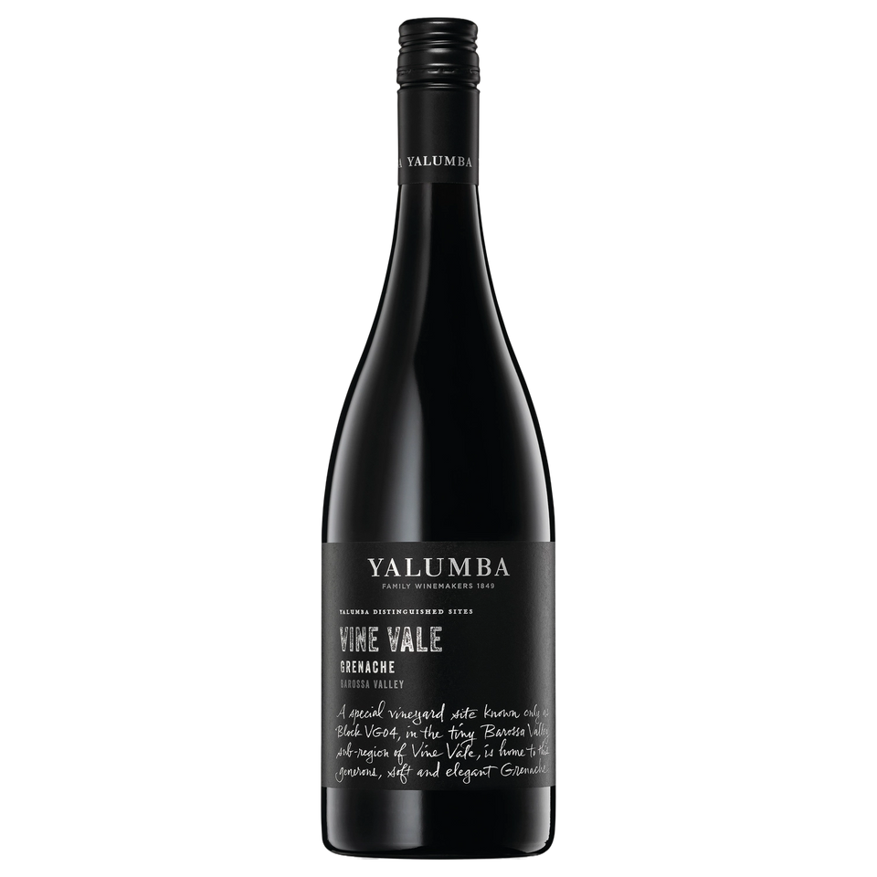 A bottle of Yalumba Vine Vale Grenache 2025 750ml Red Wine