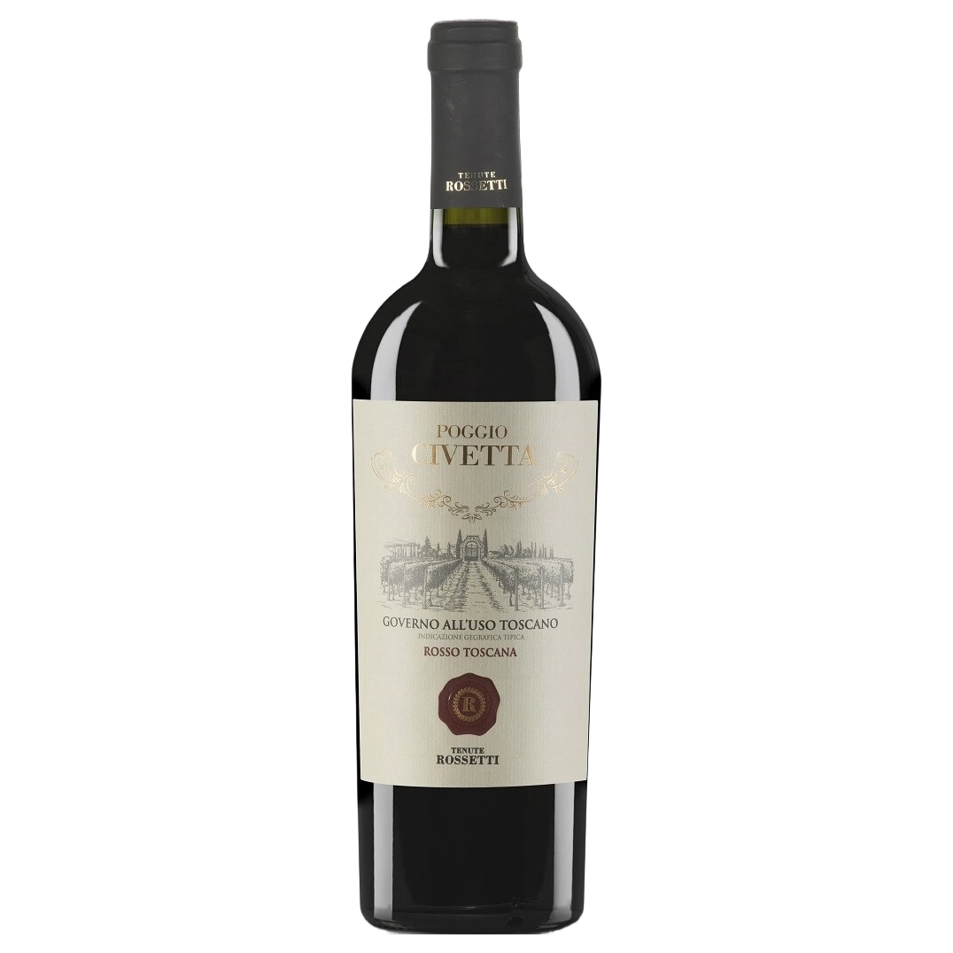 A bottle of Tenute Rosetti Governo All Uso Toscano Rosso IGT 2021 750ml Red Wine