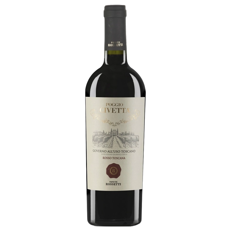 A bottle of Tenute Rosetti Governo All Uso Toscano Rosso IGT 2021 750ml Red Wine
