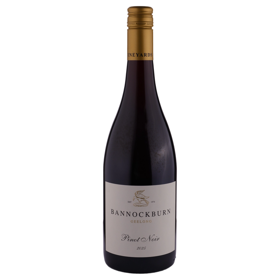 A bottle of Bannockburn Pinot Noir 2025 750ml Red Wine