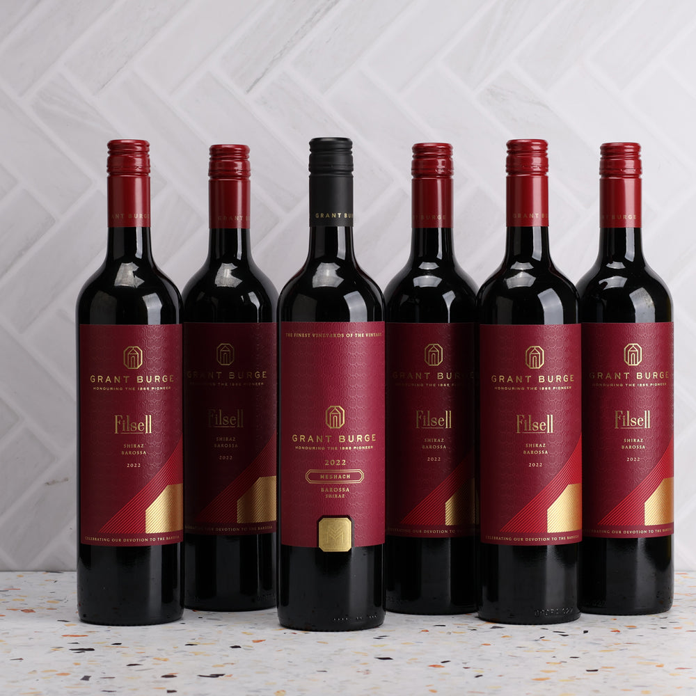 A collection of Grant Burge Filsell + Meshach 6pack from The Wine Collective