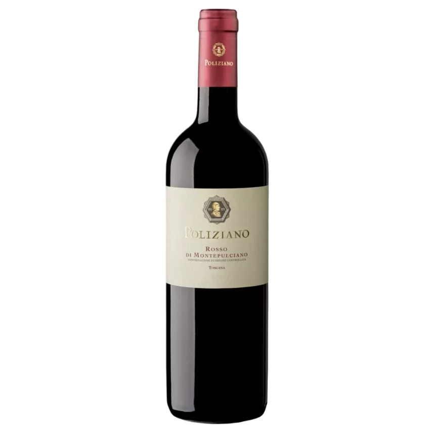 A bottle of Poliziano Rosso di Montepulciano 2025 750ml Red Wine