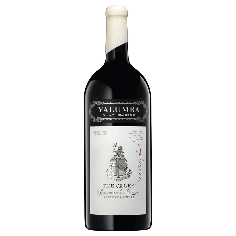 A bottle of Yalumba The Caley Cabernet & Shiraz 2021 3000ml Red Wine