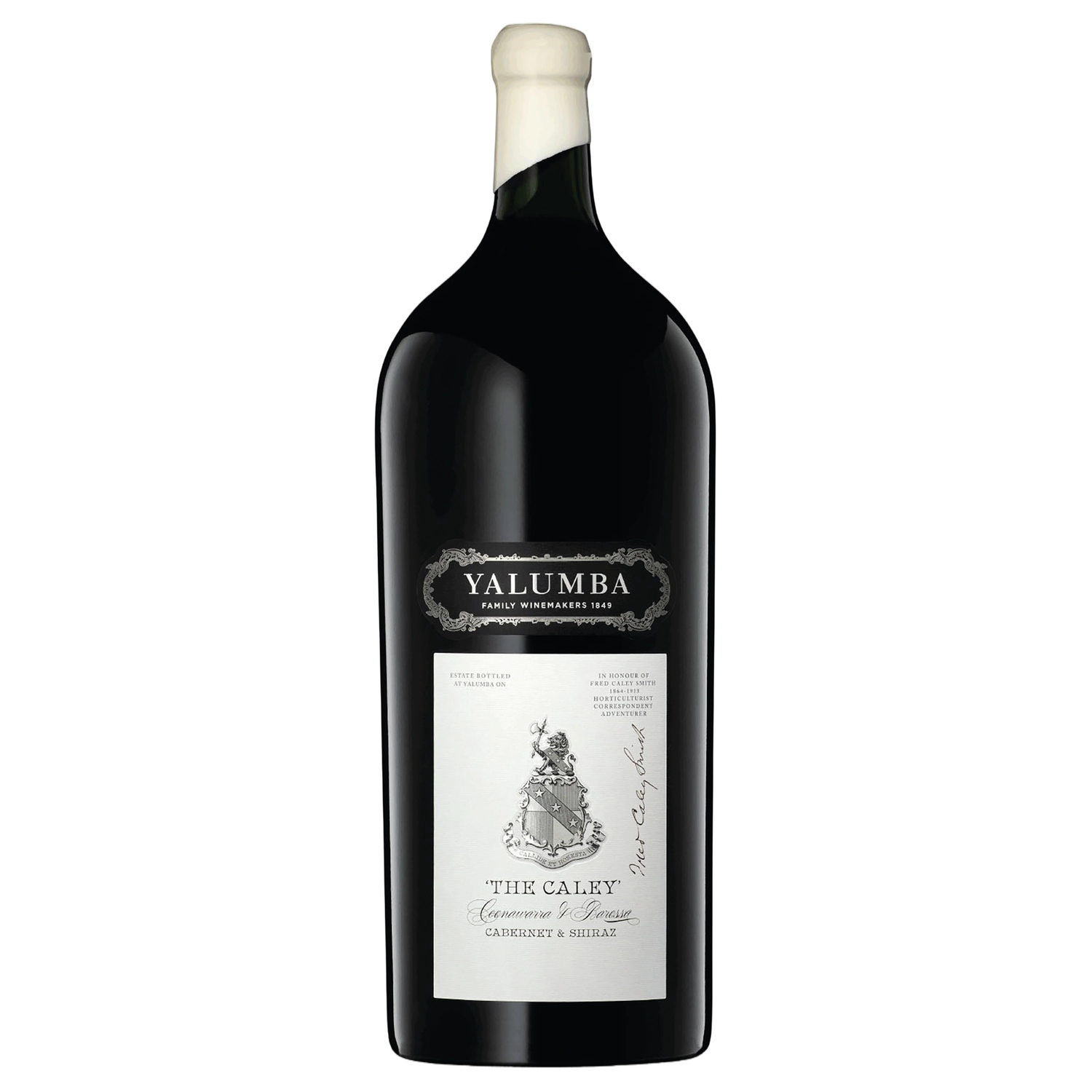 A bottle of Yalumba The Caley Cabernet & Shiraz 2021 6000ml Red Wine