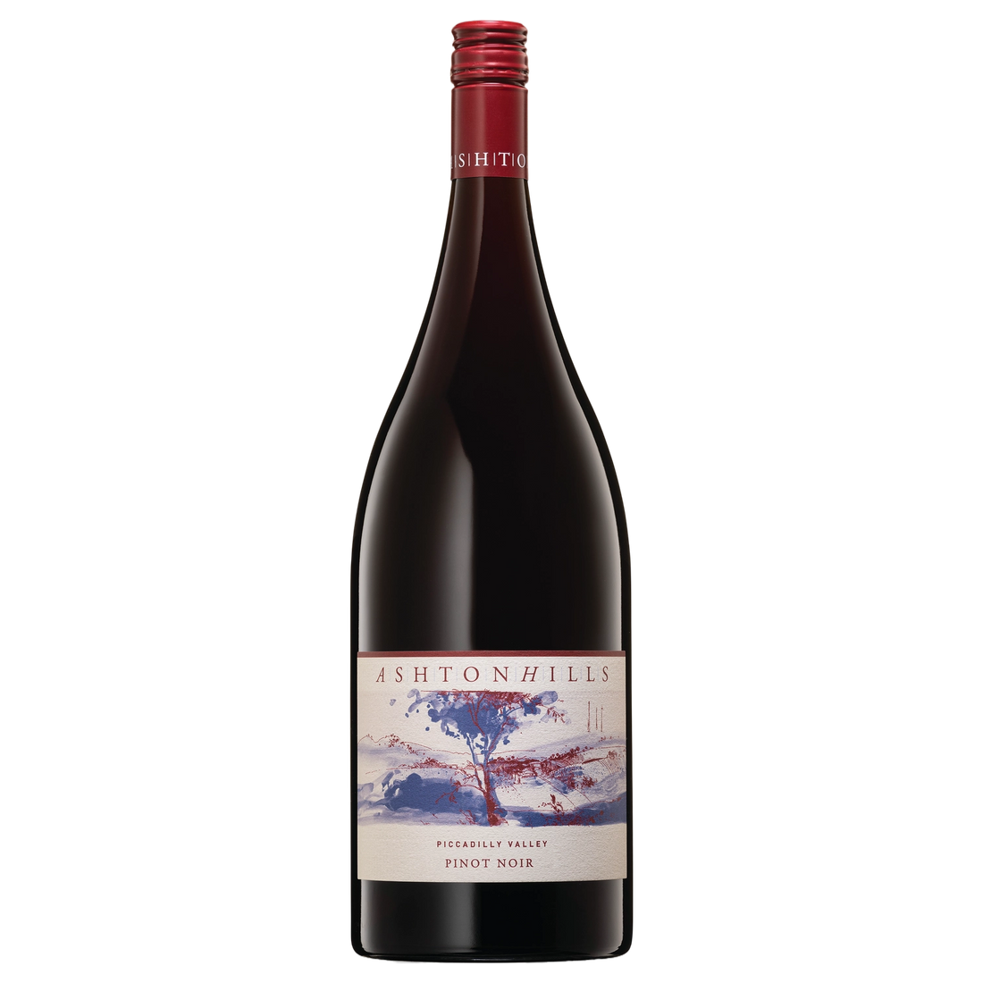 A bottle of Ashton Hills Piccadilly Valley Pinot Noir 2024 1500ml Red Wine