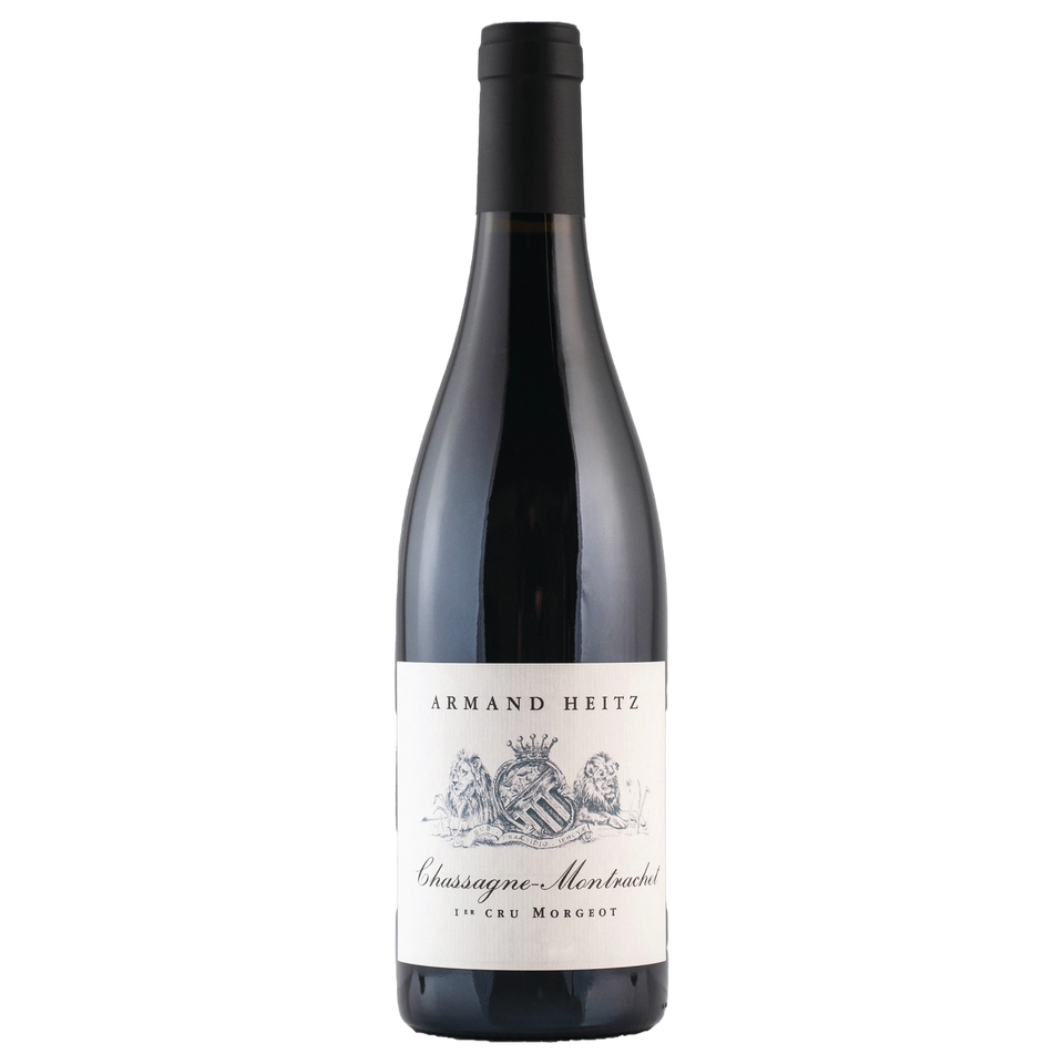 A bottle of Armand Heitz Chassagne Montrachet Morgeot Rouge 2017 750ml Red Wine
