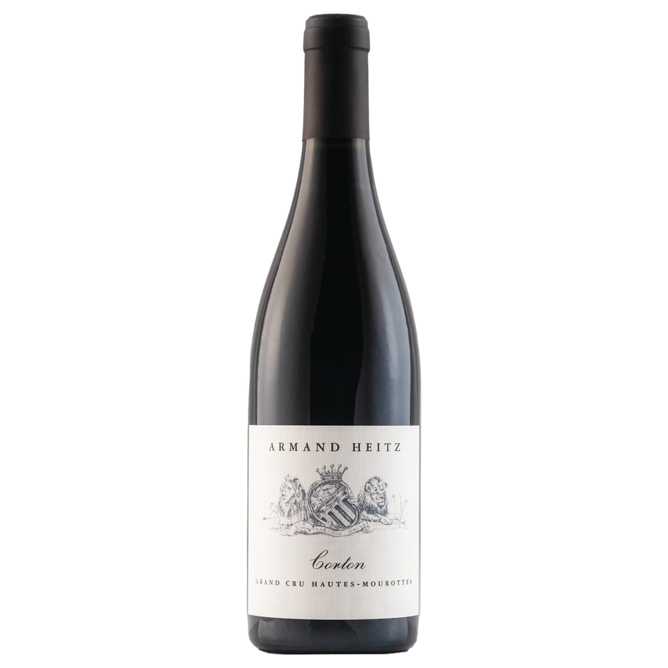 A bottle of Armand Heitz Corton Hautes Mourottes Grand Cru 2020 750ml Red Wine