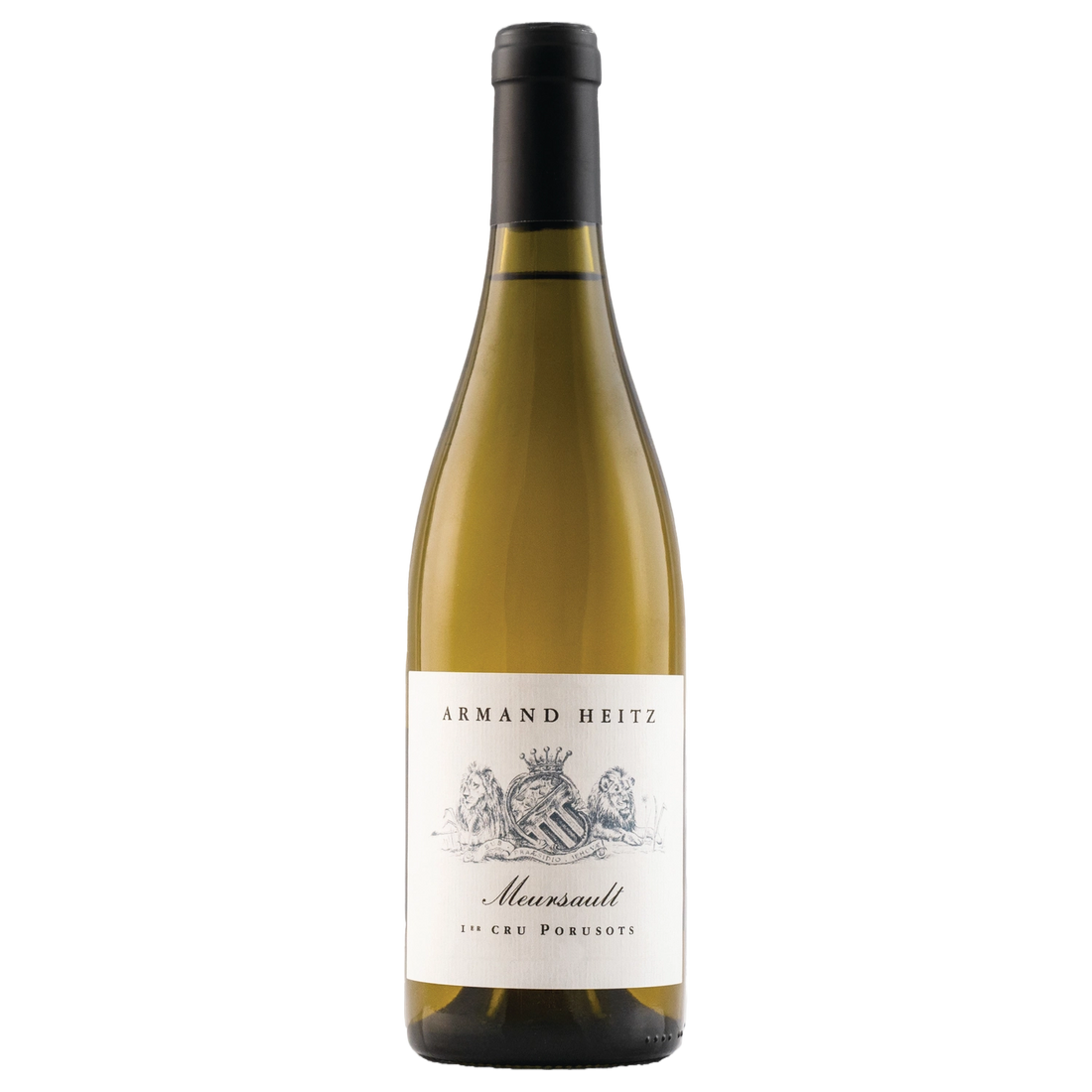 A bottle of Armand Heitz Meursault 1er Cru Les Poruzots 2020 750ml White Wine