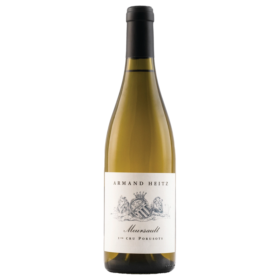 A bottle of Armand Heitz Meursault 1er Cru Les Poruzots 2020 750ml White Wine