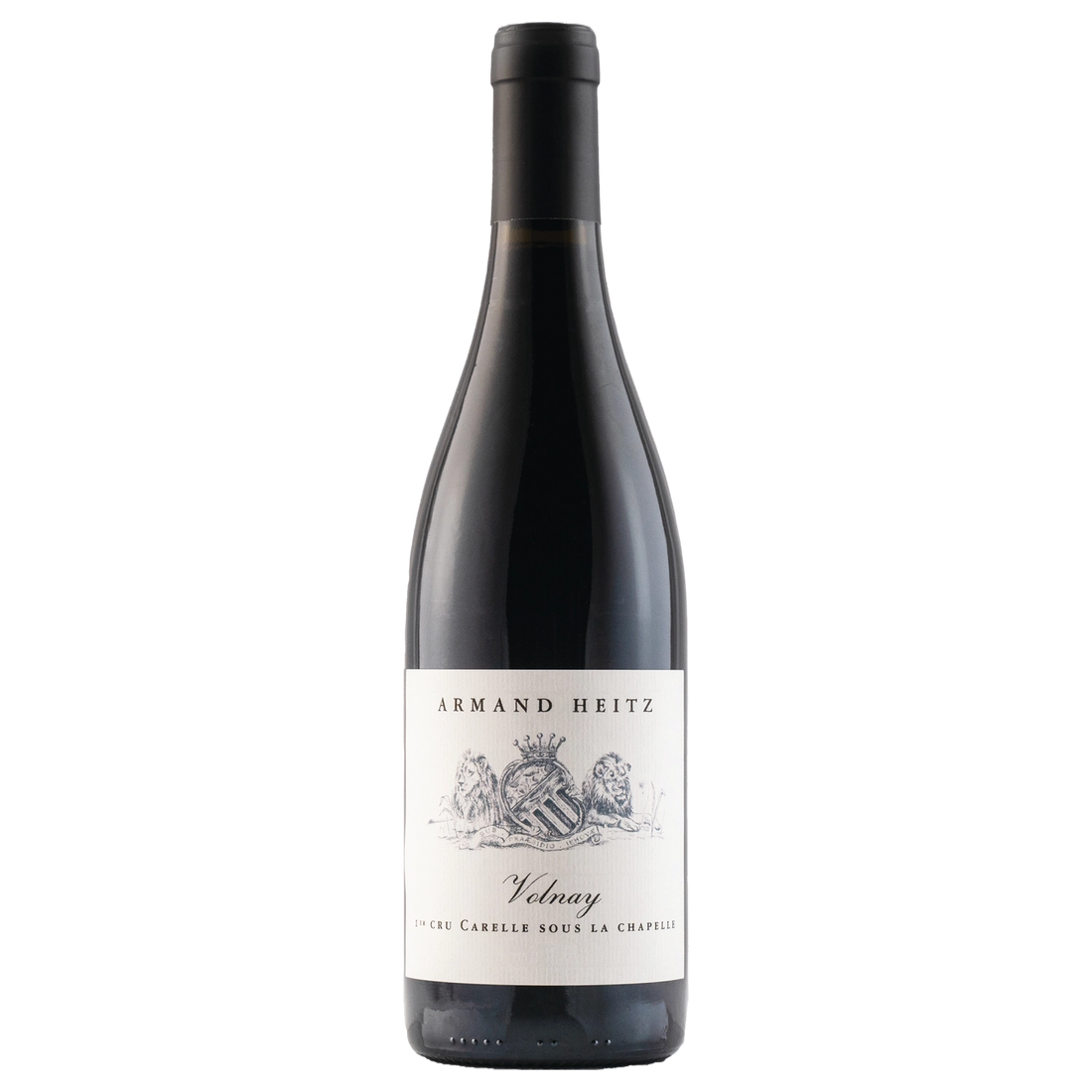 A bottle of Armand Heitz Volnay 1er Carelle Sous Chapelle 2020 750ml Red Wine