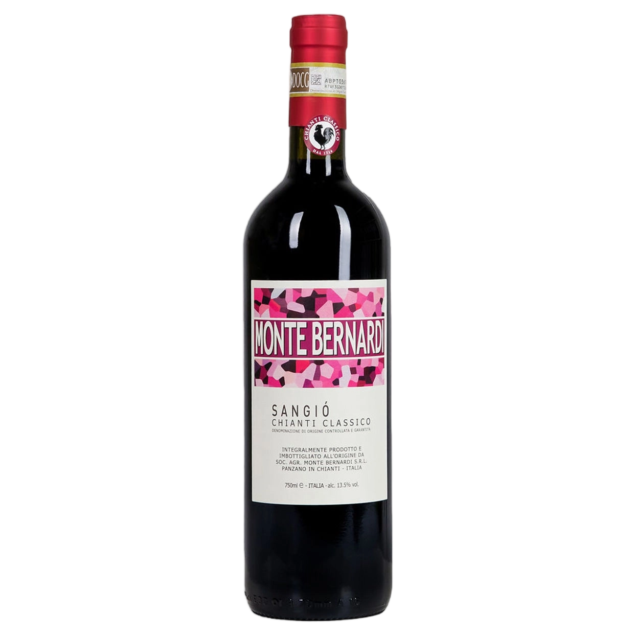 A bottle of Monte Bernardi SANGIO' Chianti Classico DOCG 2023 750ml Red Wine