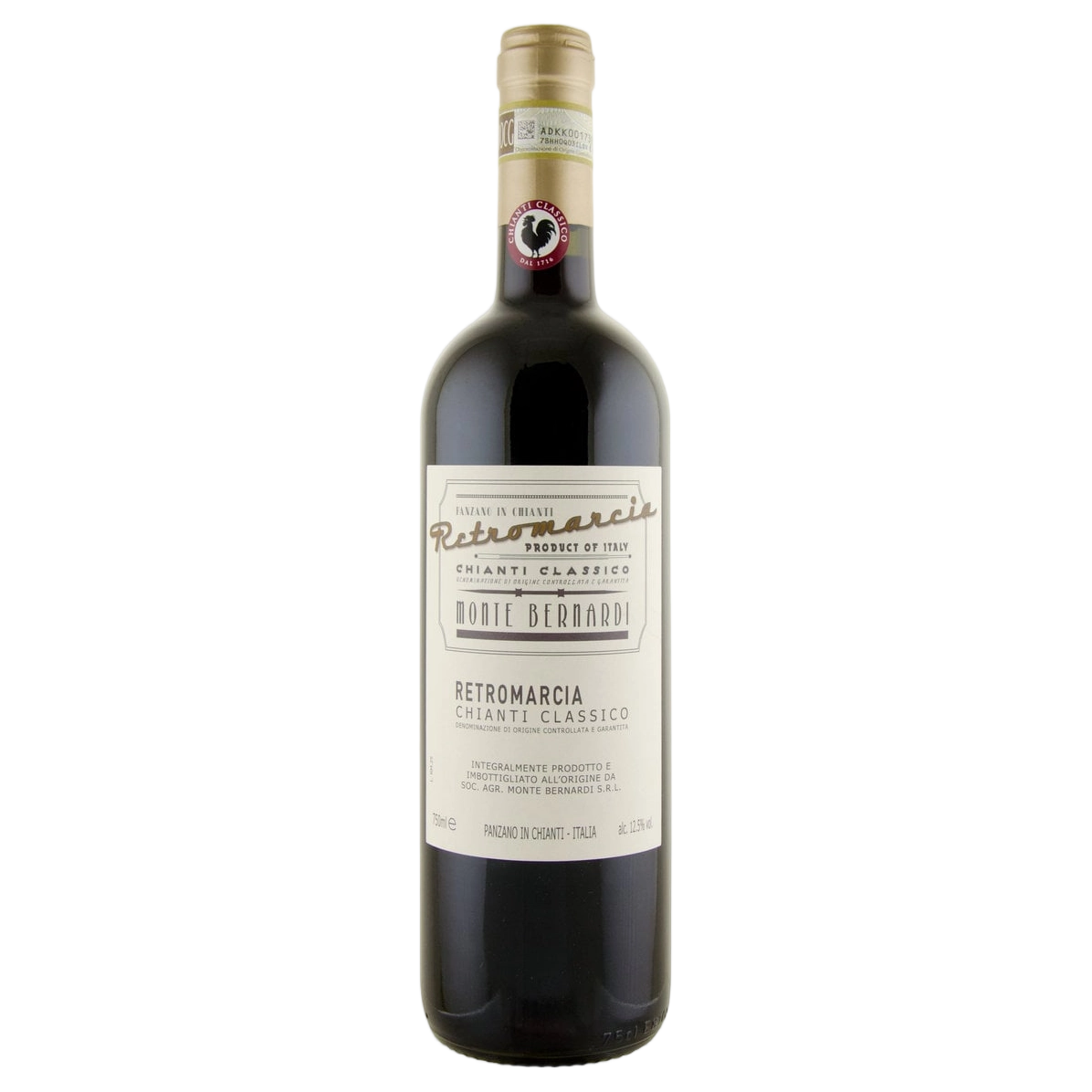 A bottle of Monte Bernardi RETROMARCIA Chianti Classico DOCG 2024 750ml Red Wine