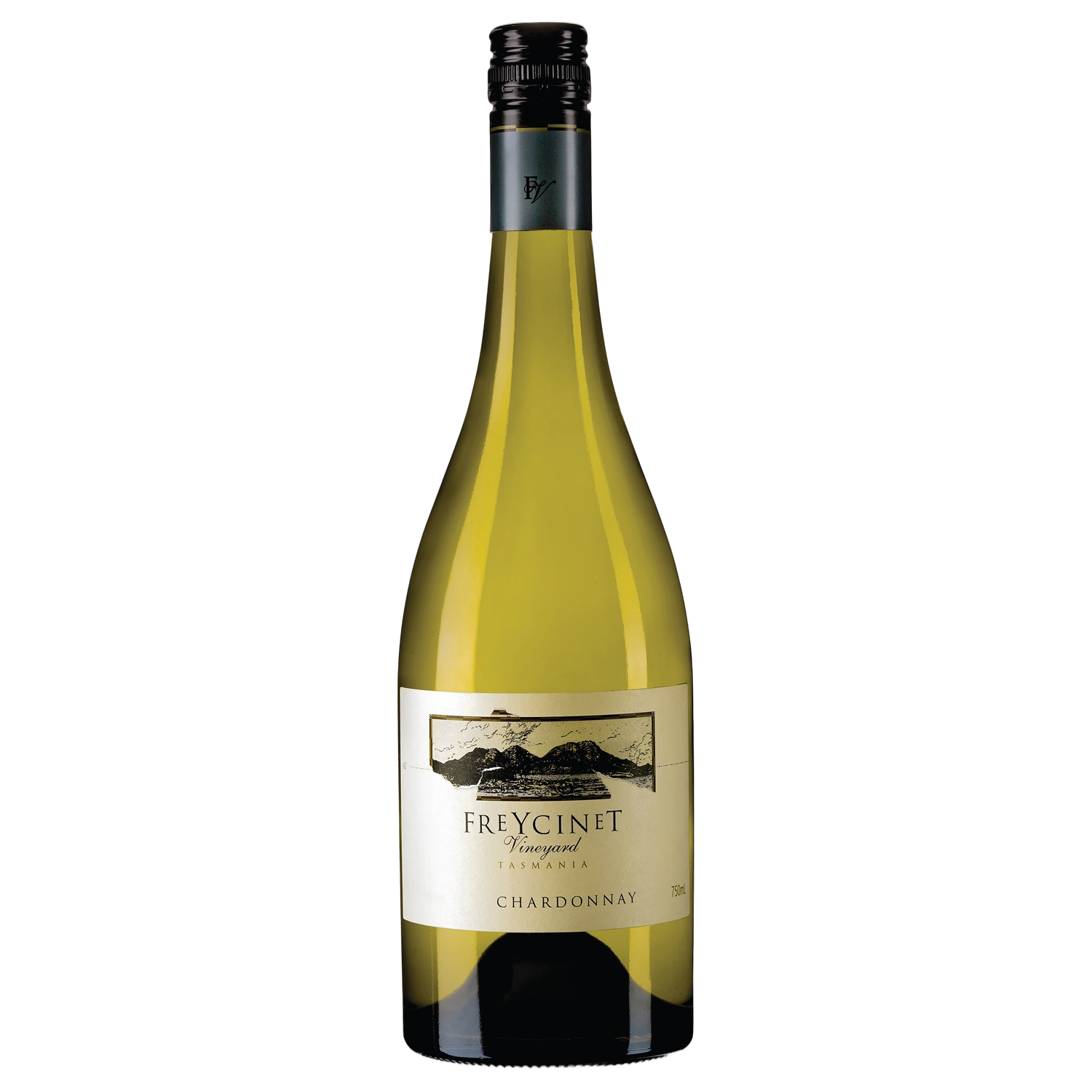 A bottle of Freycinet Chardonnay 2025 750ml White Wine