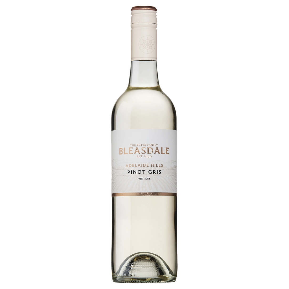 A bottle of Bleasdale Adelaide Hills Pinot Gris 2026 750ml White Wine