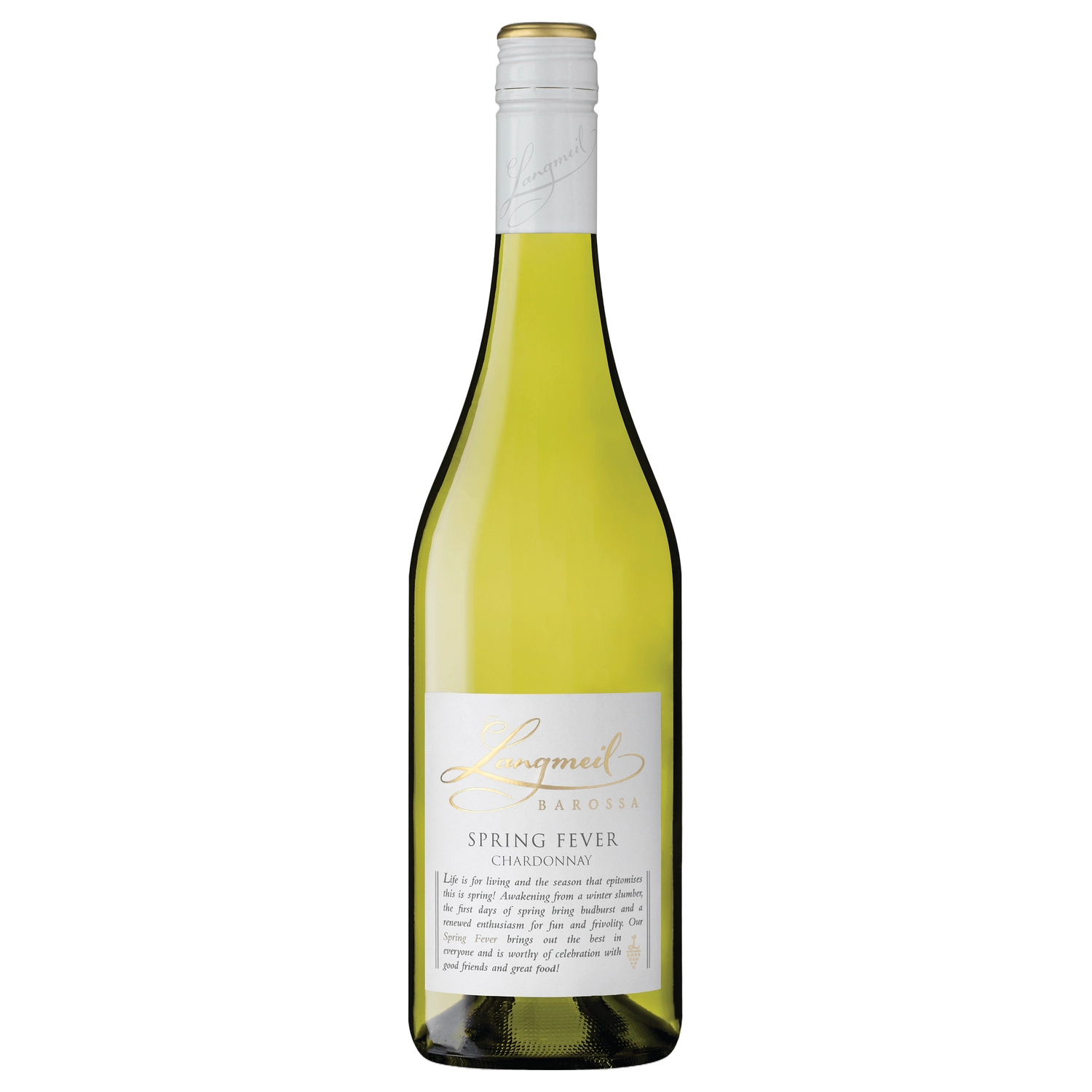 A bottle of Langmeil Spring Fever Chardonnay 2025 750ml White Wine
