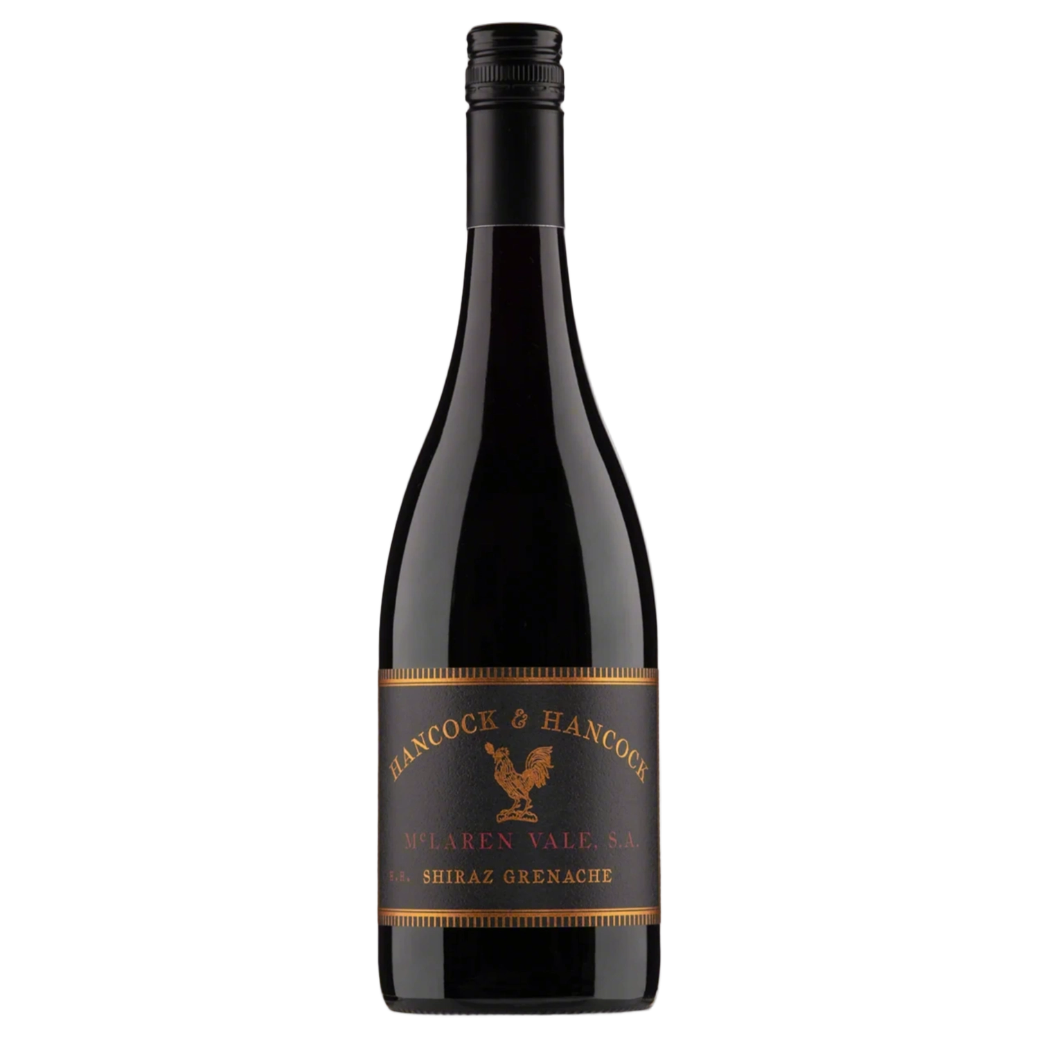 A bottle of Hancock Shiraz Grenache McLaren Vale 750ml Red Wine