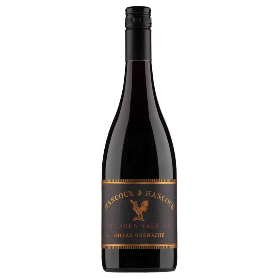 A bottle of Hancock Shiraz Grenache McLaren Vale 750ml Red Wine