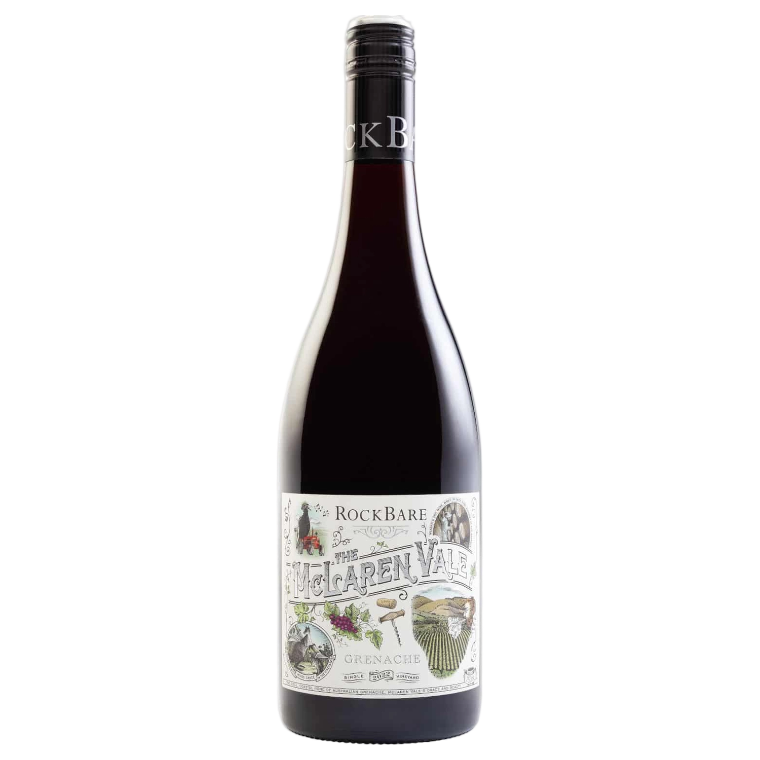 A bottle of RockBare Grenache 2021 750ml Red Wine