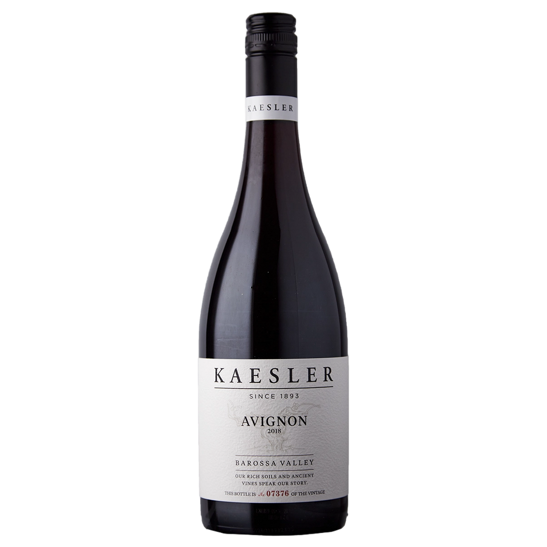 A bottle of Kaesler Avignon 2018 750ml Red Wine