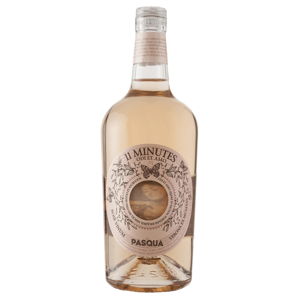 A bottle of Pasqua 11 Minutes Rose IGT 2024 750ml Red Wine