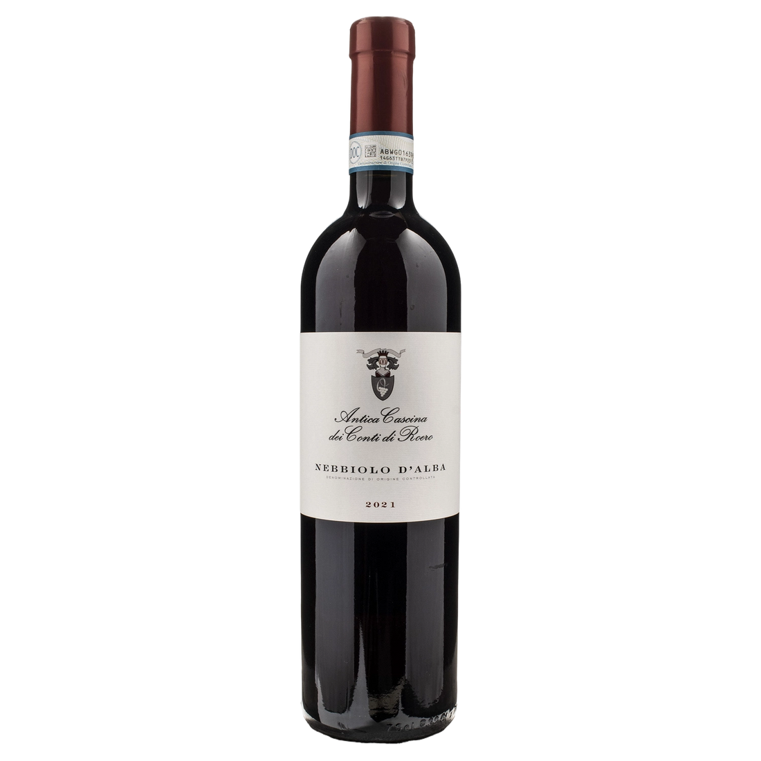 A bottle of Antica Cascina Conti Di Roero Nebbiolo D’Alba DOC 2023 750ml Red Wine