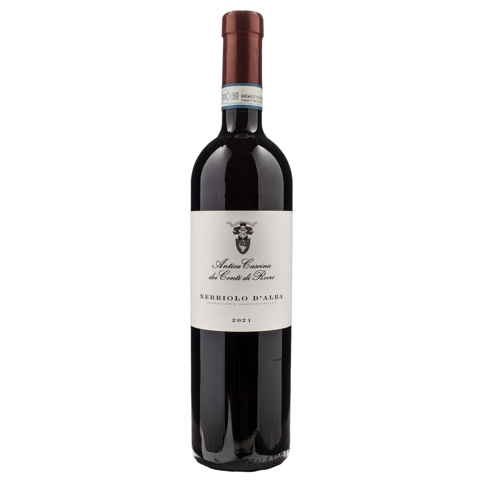 A bottle of Antica Cascina Conti Di Roero Nebbiolo D’Alba DOC 2023 750ml Red Wine